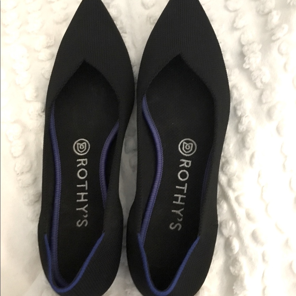 Rothy’s Pointed Toe Flat- Black